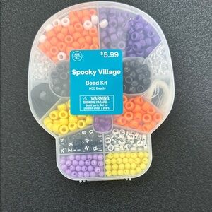 Hobby Lobby Spooky Village Bead Kit - Black, Purple, Orange, Yellow